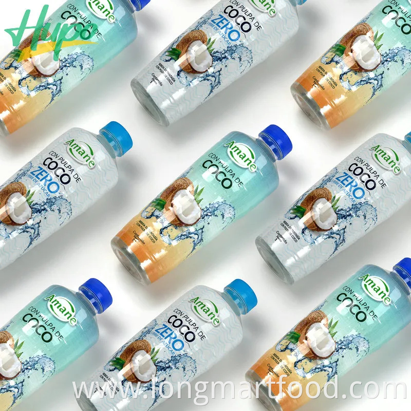 Refreshing Coconut Milk Drink Original Flavor with Nata De Coco China Beverage Drink